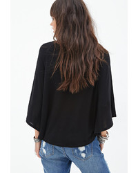 Forever 21 Cowl Neck Poncho