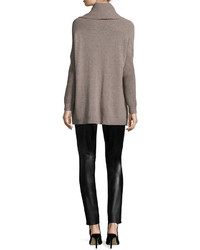 Neiman Marcus Long Sleeve Cowl Neck Chunky Pullover