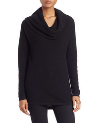 Lord & Taylor Petite Drop Shoulder Cowl Neck Sweater