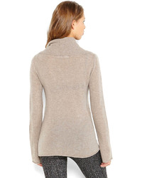 Ply Cashmere Cowl Neck Cashmere Sweater