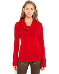 Ply Cashmere Cowl Neck Cashmere Sweater