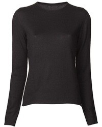 Black Crew-neck Sweater