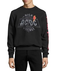 Eleven Paris Acdc High Voltage Sweatshirt Black