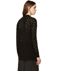 MCQ Alexander Ueen Black Perforated Sweater