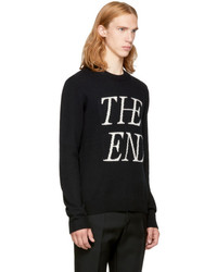 McQ Alexander Ueen Black The End Sweater