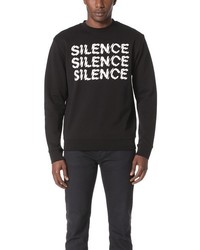 McQ Alexander Ueen Long Sleeve Silence Crew Sweatshirt