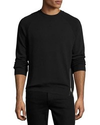 McQ Alexander Ueen Side Zip Cotton Sweatshirt