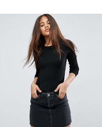 Asos Tall Asos Tall Sweater With Crew Neck And Panel Detail