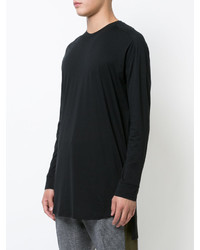Balmain Asymmetric Longsleeved T Shirt