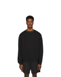 Acne Studios Black And Green Flogho Sweater