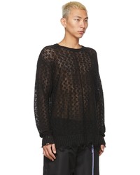 Song For The Mute Black Avenue Divry Oversized Sweater