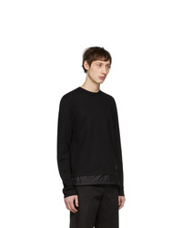 Prada Black Bi Fabric Sweater