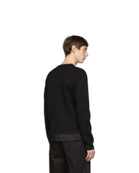 Prada Black Bi Fabric Sweater