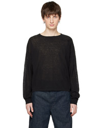 Lemaire Black Boxy Sweater