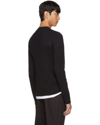 Prada Black Cashmere Crewneck Sweater