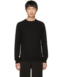 Jil Sander Black Cashmere Crewneck Sweater