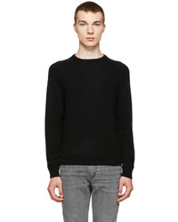 Saint Laurent Black Cashmere Knit Sweater