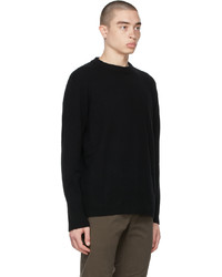 The Row Black Cashmere Siben Sweater