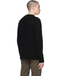 The Row Black Cashmere Siben Sweater