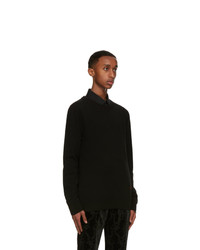 Alexander McQueen Black Cashmere Sweater