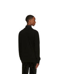 Alexander McQueen Black Cashmere Sweater
