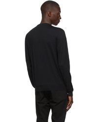 Ermenegildo Zegna Black Cashmere Sweater