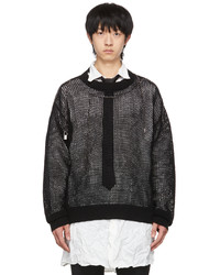Yuki Hashimoto Black Chained Sweater