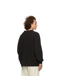 Kuro Black Change Overed Crewneck Sweater