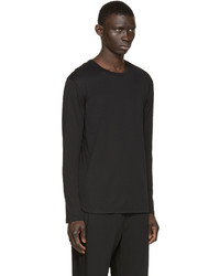 Helmut Lang Black Cotton T Shirt