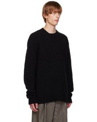 Dries Van Noten Black Crewneck Sweater