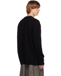 Dries Van Noten Black Crewneck Sweater