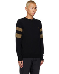 Fred Perry Black Crewneck Sweater