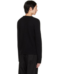 Engineered Garments Black Crewneck Sweater