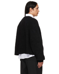 Edward Cuming Black Cropped Sweater