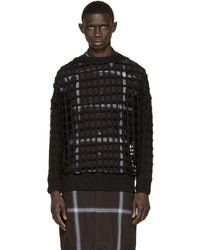 Miharayasuhiro Black Cut Out Pullover