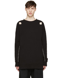 Damir Doma Black Cut Out Syliam Pullover