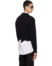 Marni Black Distressed Sweater