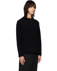 Isabel Benenato Black Double Sweater