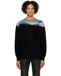 C2h4 Black Ellipse Sweater