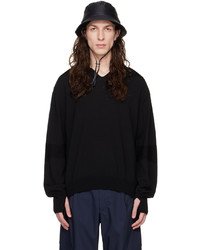 Goldwin 0 Black Engineered Layer Sweater