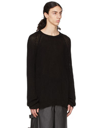 Ann Demeulemeester Black Floris Sweater