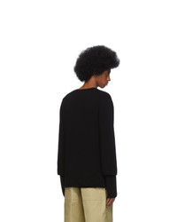 Comme Des Garcons SHIRT Black Gauge 12 Layered Sweater