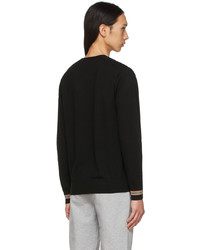 Burberry Black Icon Stripe Sweater
