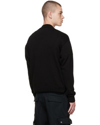 Reese Cooper®  Black Intarsia Sweater