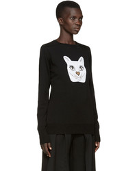 Loewe Black Jacquard Cat Pullover