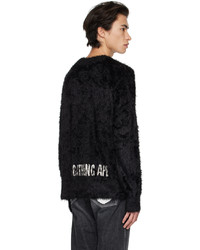 BAPE Black Jacquard Sweater