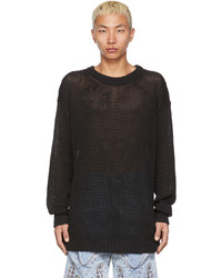 Y/Project Black Knit Henry The 8th Sweater