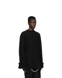 We11done Black Knit Sweater