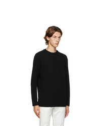 Moncler Black Knit Wool And Cashmere Sweater