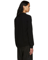 Comme Des Garcons SHIRT Black Lambswool Sweater